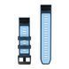 Ремешки для часов Garmin QuickFit 22 силиконовые морская волна/голубой 010-14507-00 фото 2