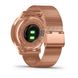 Смарт-годинник Garmin vivomove Luxe із рожево-золотистими корпусом та ремінцем 010-02241-24 фото 7