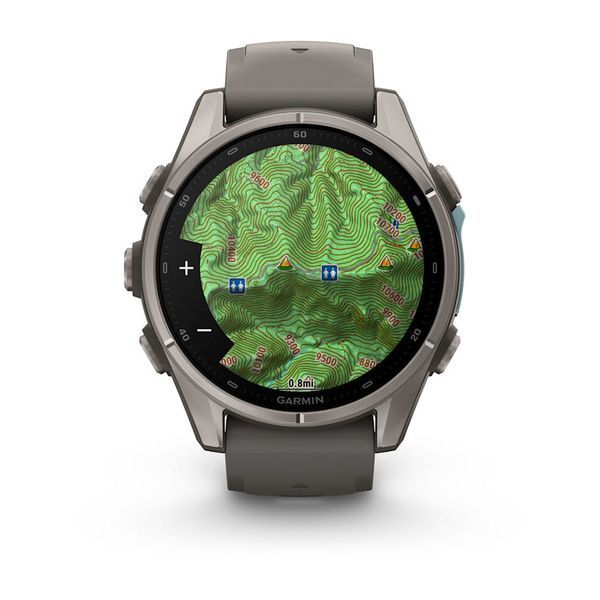 Смарт-годинник Garmin fenix 9 (43 мм) титан гравійно-сірий 010-04761-11 фото