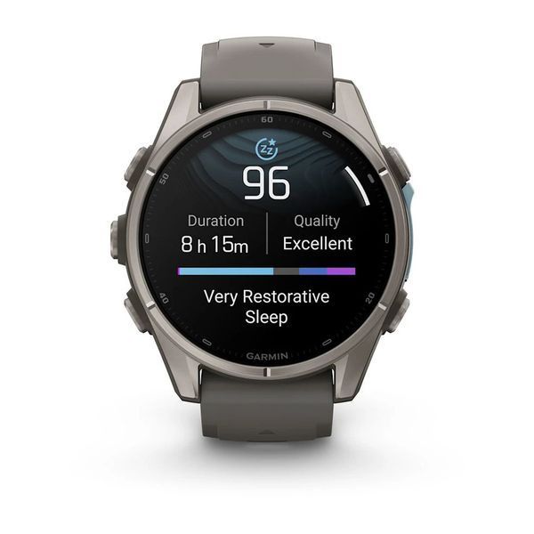Смарт-годинник Garmin fenix 9 (43 мм) титан гравійно-сірий 010-04761-11 фото