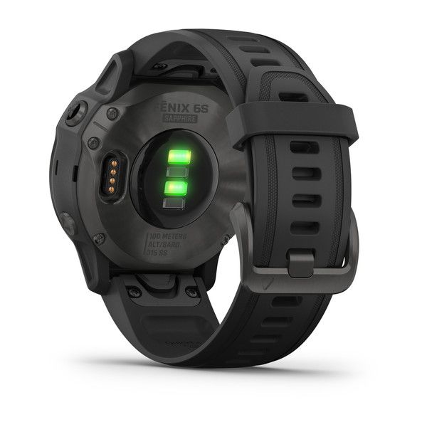 Смарт-часы Garmin fenix 6S Pro Sapphire серые DLC с черным ремешком 010-02159-25 фото