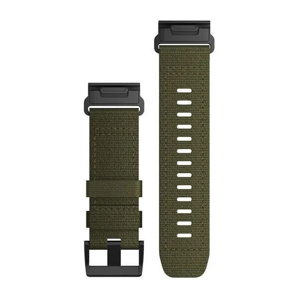 Ремінці для годинника Garmin QuickFit 26 тактичні нейлонові Ranger зелені 010-13010-10 фото