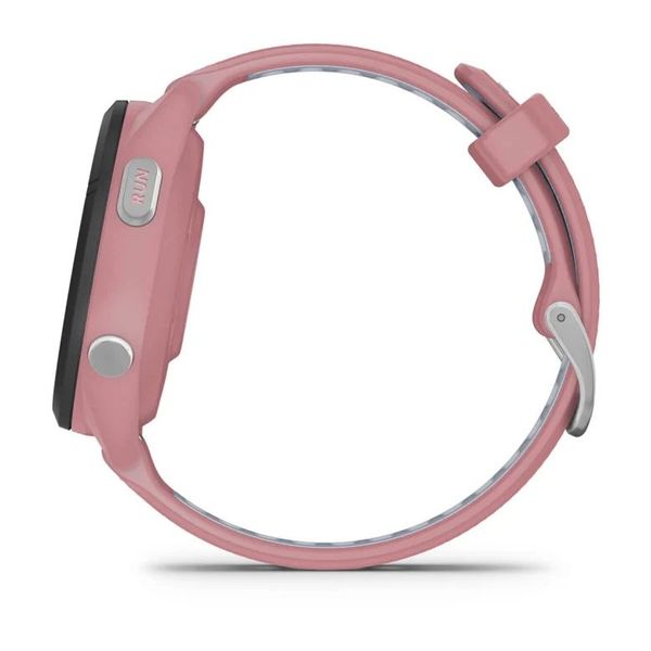 Смарт-часы Garmin Forerunner 265s с черным безелем, розовым корпусом и розово-серым силиконовым ремешком 010-02810-15 фото