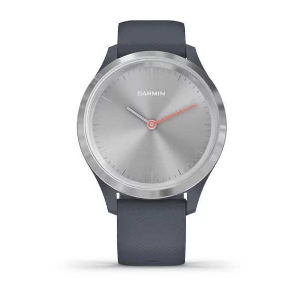 Смарт-часы Garmin vivomove 3S с серебристым безелем и гранитно-синим ремешком 010-02238-20 фото