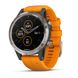 Смарт-часы Garmin fenix 5 Plus Sapphire титановые с оранжевым ремешком 010-01988-05 фото 1