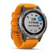 Смарт-часы Garmin fenix 5 Plus Sapphire титановые с оранжевым ремешком 010-01988-05 фото 3