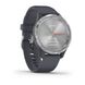 Смарт-годинник Garmin vivomove 3S зі сріблястим безелем та гранітно-синім ремінцем 010-02238-20 фото 3
