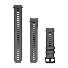 Сменные ремешки для смарт-часов Garmin Instinct E &ndash; 40 мм (20 мм) силиконовые, угольные 010-13397-00 фото