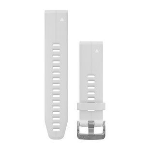Ремінці для годинника Garmin QuickFit 20 силіконові, карарський білий 010-12739-01 фото