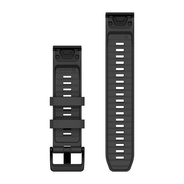 Ремешки для часов Garmin QuickFit 22 силиконовые графитовые 010-13392-07 фото