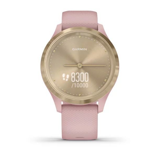 Смарт-часы Garmin vivomove 3S со светло-золотистым безелем и пыльно-розовым ремешком 010-02238-21 фото