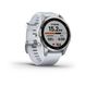 Смарт-часы Garmin fenix 7S серебристые с ремешком цвета белого камня 010-02539-03 фото 3