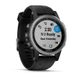Смарт-часы Garmin fenix 5S Plus серебристо-черные с черным ремешком 010-01987-21 фото 2