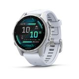 Смарт-годинник Garmin fenix 8 AMOLED (43 мм) сріблястий/білий камінь 010-02903-00 фото