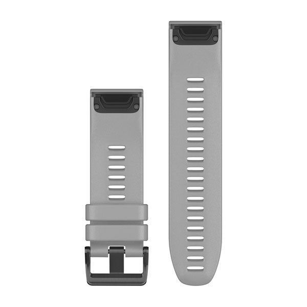 Ремешки для часов Garmin QuickFit 26 силиконовые пыльно-серые (из 3 частей, для дайвинга) 010-12904-00 фото