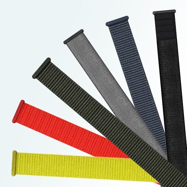 Ремешок для смарт-часов Garmin UltraFit 22 нейлоновый Grey 010-13306-11 фото