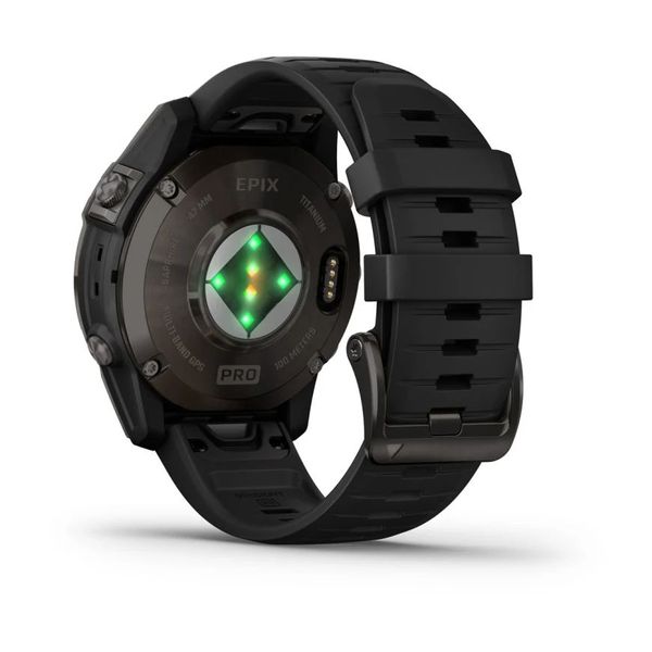 Смарт-часы Garmin epix Pro (Gen 2) Sapphire Edition (47мм) карбоново-серые титановые DLC с черным ремешком 010-02803-11 фото