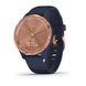 Смарт-часы Garmin vivomove 3S с розово-золотистым безелем и темно-синим ремешком 010-02238-23 фото
