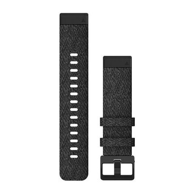 Ремешки для часов Garmin QuickFit 20 силиконовые, черные с черной фурнитурой 010-12875-00 фото