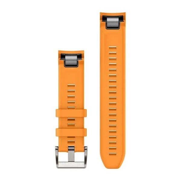 Ремінці для годинника Garmin QuickFit 22 MARQ GEN2 Collection силіконові яскраво-оранжеві 010-13225-04 фото
