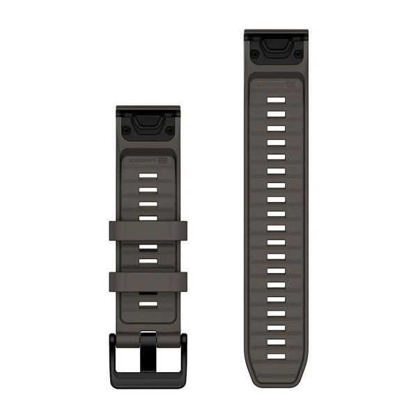 Ремешки для часов Garmin QuickFit 22 силиконовые гравийно-серый 010-14559-00 фото