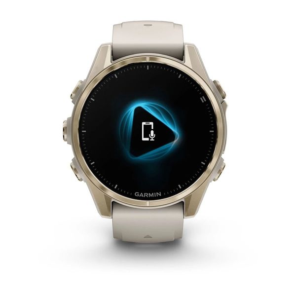 Смарт-годинник Garmin fenix 8 AMOLED (43 мм) Sapphire золотистий/туманно-сірий пісочний  010-02903-11 фото