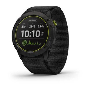 Смарт-часы Garmin Enduro серые титановые DLC с черным нейлоновым ремешком UltraFit 010-02408-01 фото