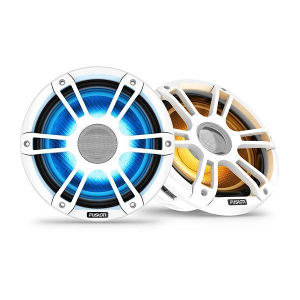 Морские динамики Fusion Signature Series 3i 8,8" 330 Вт коаксиальные спортивные с подсветкой CRGBW белые (пара) 010-02773-10 фото
