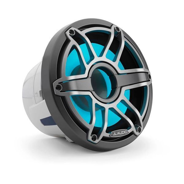 Морський сабвуфер Garmin JL Audio&reg; M6 8" із LED-підсвіткою, спортивний титановий (M6-8IB-S-GmTi-i-4) 010-03082-00 фото