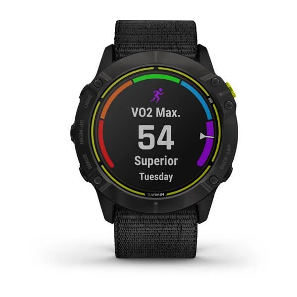 Смарт-часы Garmin Enduro серые титановые DLC с черным нейлоновым ремешком UltraFit 010-02408-01 фото