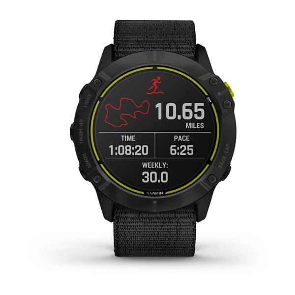 Смарт-часы Garmin Enduro серые титановые DLC с черным нейлоновым ремешком UltraFit 010-02408-01 фото