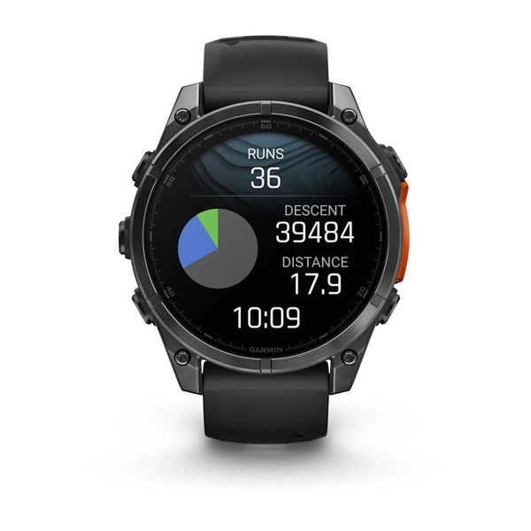 Смарт-годинник Garmin fenix 8 AMOLED (47 мм) сланцево-сірий/чорний 010-02904-00 фото