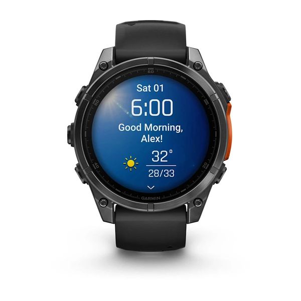 Смарт-часы Garmin fenix 8 AMOLED (47 мм) сланцево-серый/черный  010-02904-00 фото