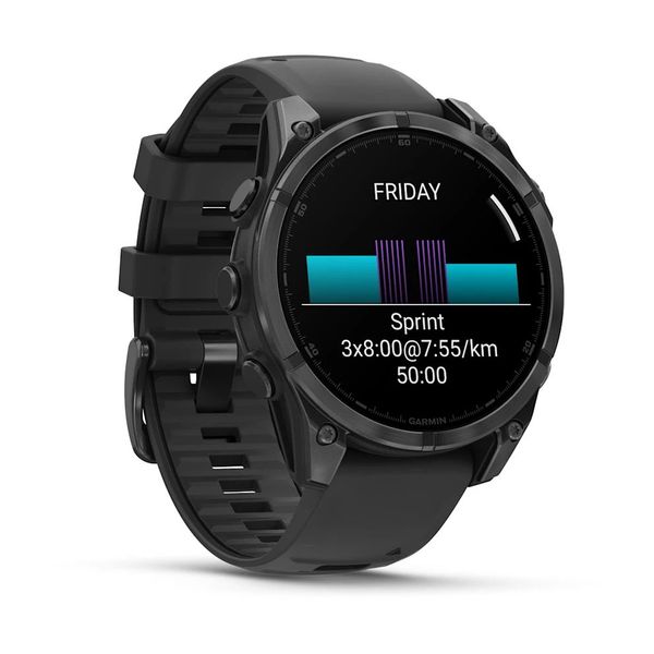 Смарт-годинник Garmin fenix 8 AMOLED (47 мм) сланцево-сірий/чорний 010-02904-00 фото