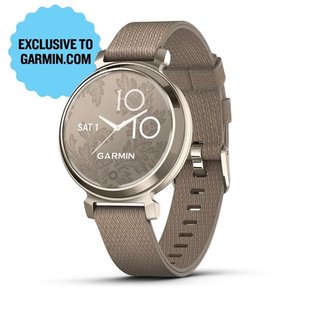 Смарт-часы Garmin Lily 2 Classic кремово-золотистые с кофейным нейлоновым ремешком 010-02839-14 фото