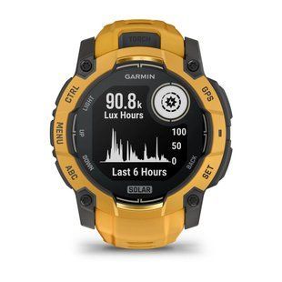 Смарт-годинник Garmin Instinct 3 (50 мм) Solar сонячний спалах/сірий 010-02935-02 фото