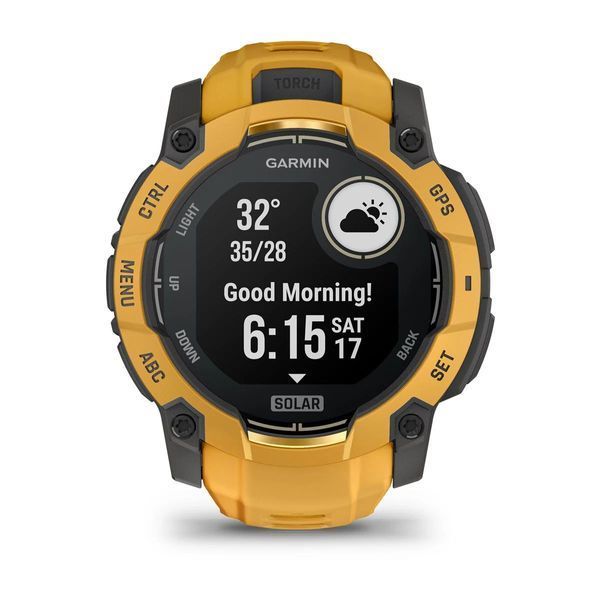Смарт-часы Garmin Instinct 3 (50 мм) солнечная вспышка/серые 010-02935-02 фото