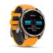 Смарт-годинник Garmin fenix 8 AMOLED (47 мм) Sapphire титан помаранчевий/графіт 010-02904-11 фото 3