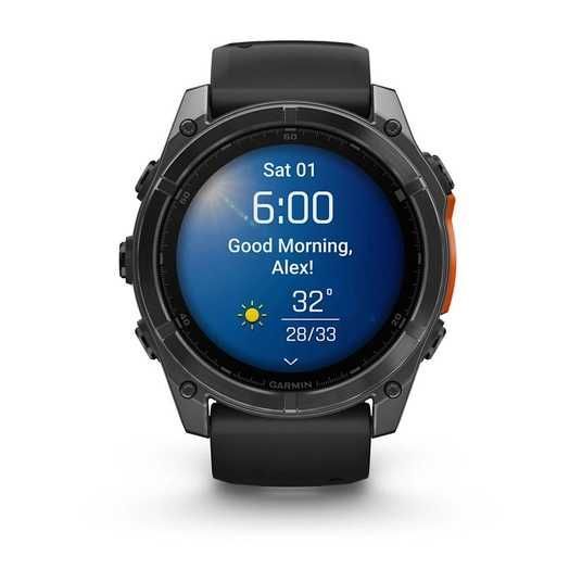 もとみ Garmin Fenix 8 AMOLED (51 мм) — смарт-годинник з великим дисплеєм