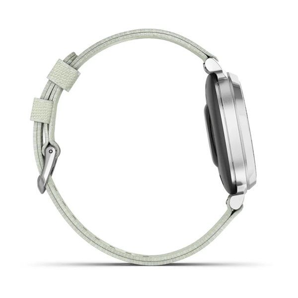 Смарт-часы Garmin Lily 2 Classic серебристые с шалфейно-серым нейлоновым ремешком 010-02839-15 фото