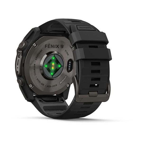 Смарт-часы Garmin fenix 9 (51 мм) карбоново-серый DLC титан черный 010-04763-10 фото