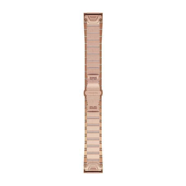 Ремінці для годинника Garmin QuickFit 20 з нержавіючої сталі, рожево-золотисті 010-12739-02 фото