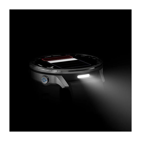 Смарт-годинник Garmin D2 Air X15 сріблястий з чорним силіконовим ремінцем 010-03014-50 фото