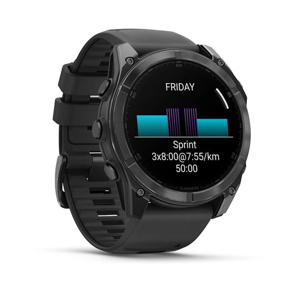 Смарт-годинник Garmin fenix 8 AMOLED (51 мм) сланцево-сірий/чорний 010-02905-00 фото