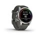 Смарт-часы Garmin fenix 7S Pro Solar Edition серебристые с ремешком графитового цвета 010-02776-01 фото 3