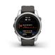Смарт-годинник Garmin fenix 7S Pro Solar Edition сріблястий з ремінцем графітового кольору 010-02776-01 фото 2