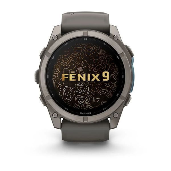 Смарт-часы Garmin fenix 9 титан гравийно-серый 010-04763-00 фото