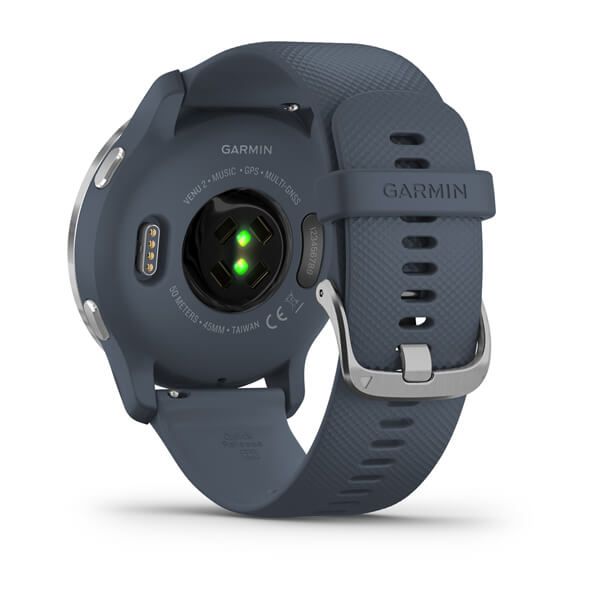 Смарт-часы Garmin Venu 2 гранитно-синие с серебристым безелем 010-02430-10 фото