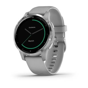 Смарт-годинник Garmin vivoactive 4S припилено-сірий зі сріблястим безелем 010-02172-03 фото