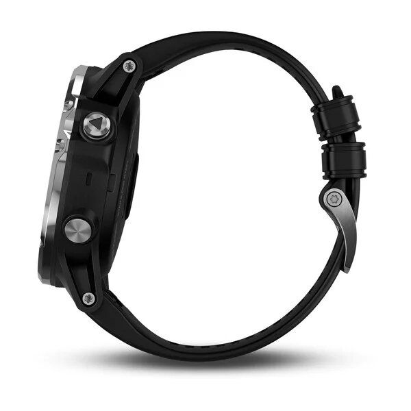 Смарт-часы Garmin Descent Mk1 серебристые с черным ремешком 010-01760-10 фото
